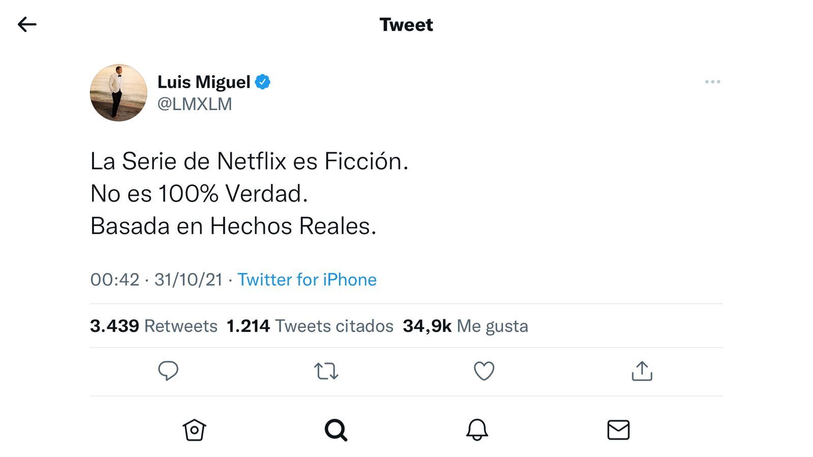 Luis Miguel rompió el silencio sobre la serie de su vida.