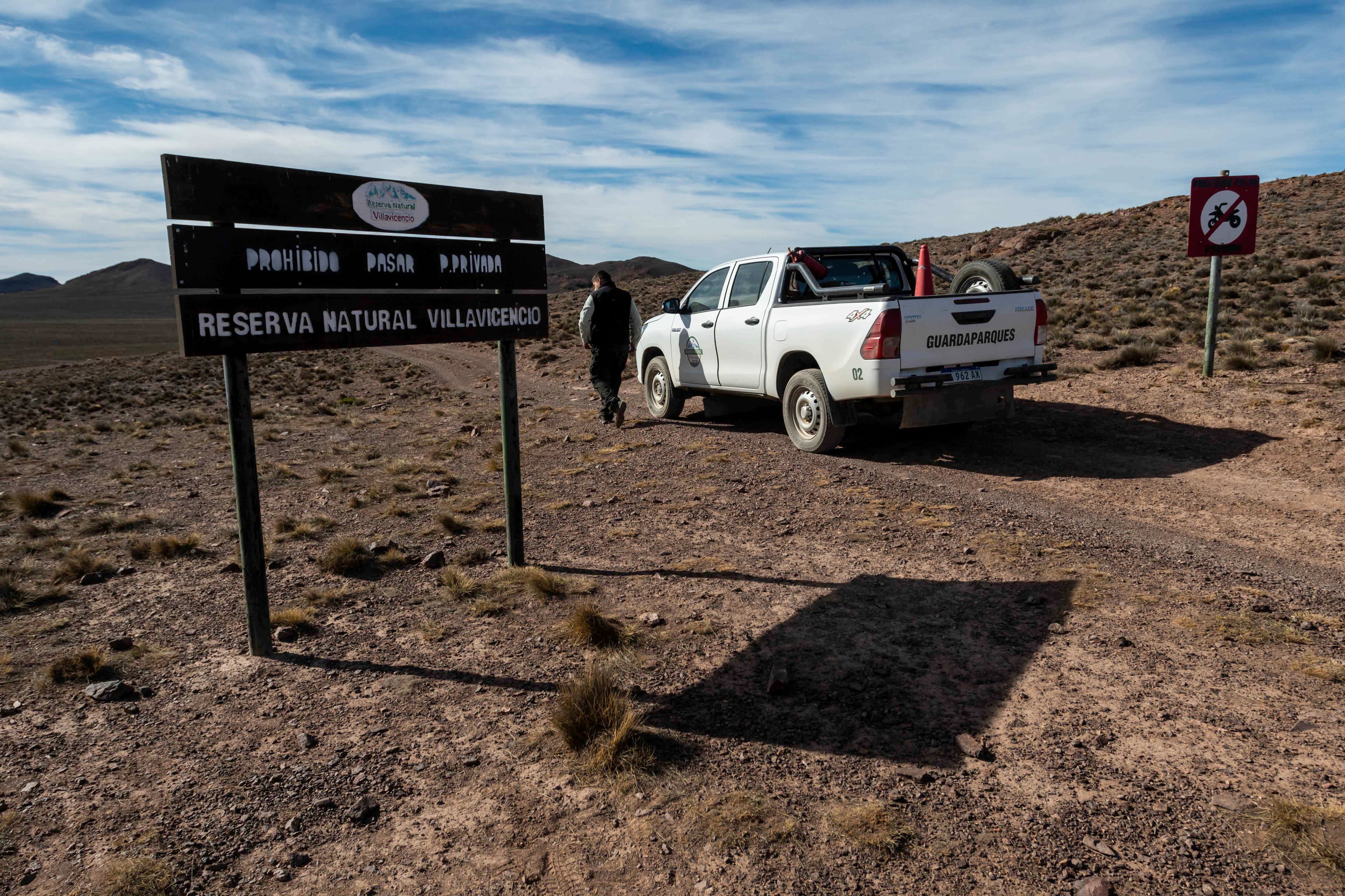 Mendoza 10 de junio de 2020 Sociedad, Reserva Natural Villavicencio, Pampa de Canota. 
El cuerpo de Guardaparques de la Reserva Natural Villavicencio realiza un atrabajo de conservacion y prevencion de la caceria ilegal. Gracias a este trabajo se comenzo a recuperar la poblacion de las destintas especies que habitan la montana mendocina.    

Foto: Ignacio Blanco / Los Andes
Zorro