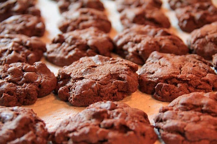 La receta para unas deliciosas galletitas de chocolate.