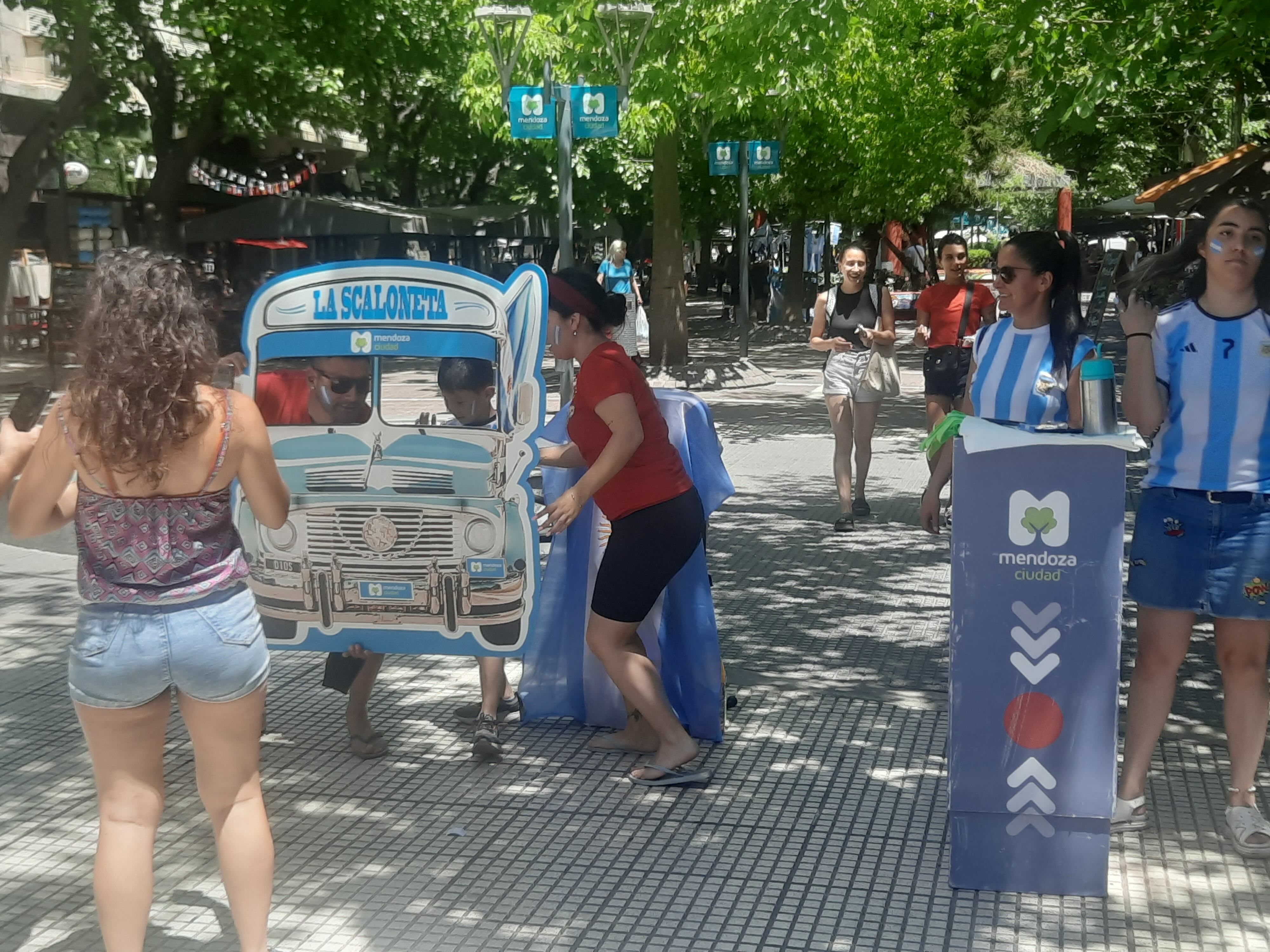 Una acción mundialista de la Municipalidad de Capital.