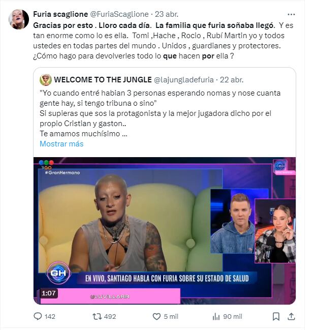 El mensaje de Coy Scaglione en sus redes