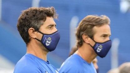 Leandro Martini y Mariano Massera, ex Gimnasia LP.