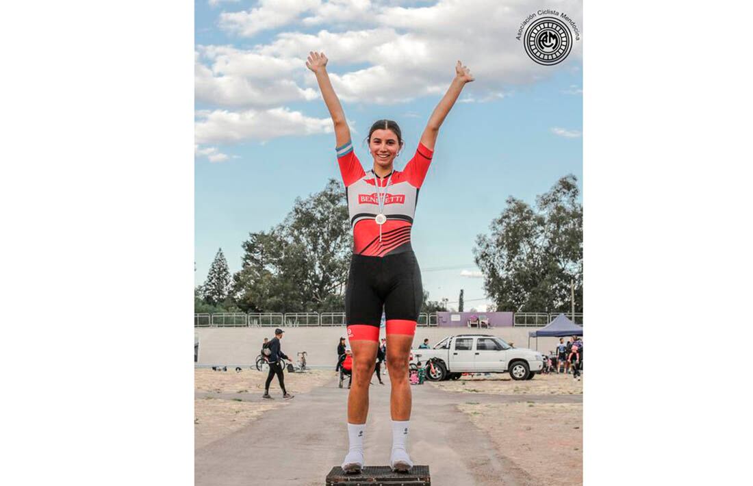 Julieta Benedetti, una de las mejores ciclistas que tiene la Argentina en la actualidad. Gentileza ACM.