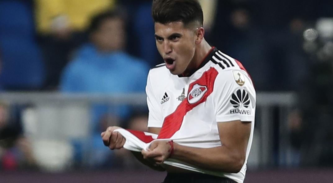 Exequiel Palacios, una de las figuras del River campeón de América 2018 emigró al fútbol alemán. / Gentileza.  