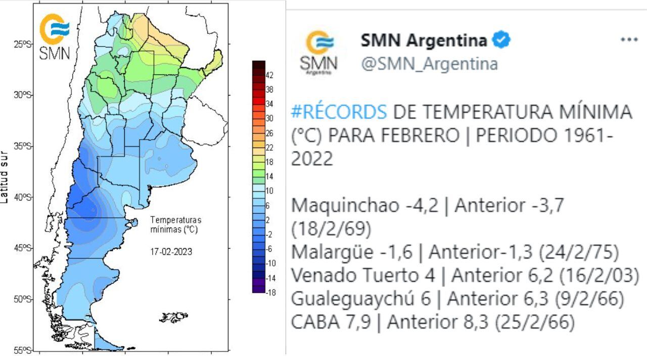 Argentina rompe récords de calor y frío en sólo cinco días: hasta cuándo durarán las bajas temperaturas.