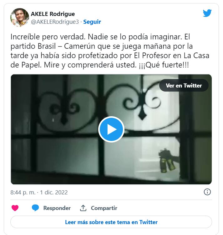 Un usuario de Twitter difundió un clip de la serie que ha vuelto viral.