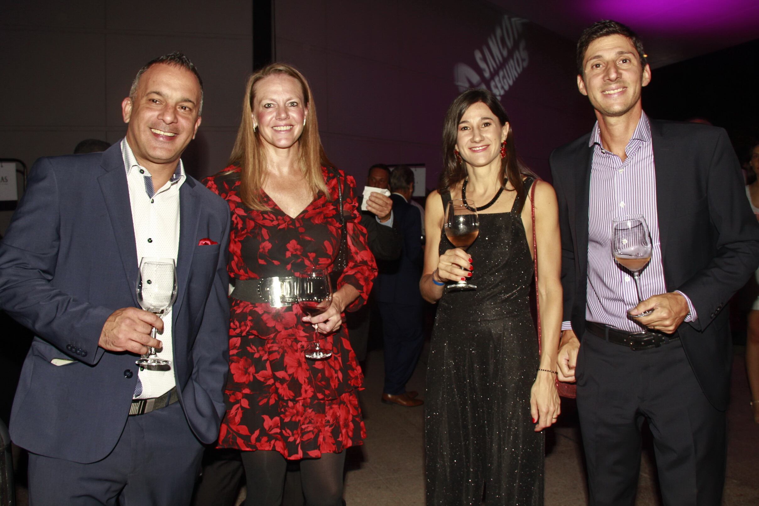 Alejando Morales, Tania Anderson, Cecilia Borda y Camilo De Lillo. Foto: Fernando Grosso / Los Andes