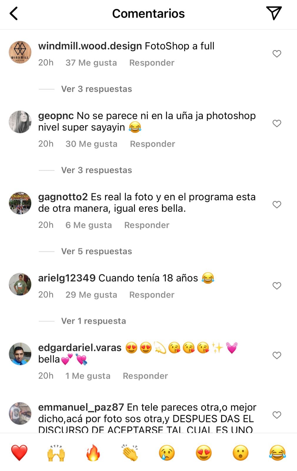 Silvina Luna abusó de los retoques en sus fotos y los usuarios se lo hicieron saber.