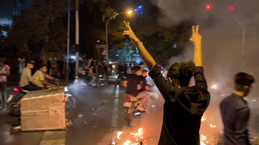 Las protestas continúan en Irán. Foto: Gentileza