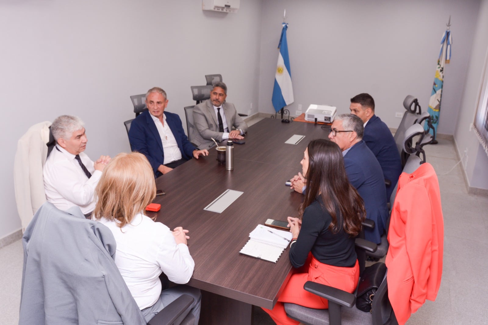 La reunión de las autoridades penitenciarias en Mendoza. Foto: Prensa Mendoza