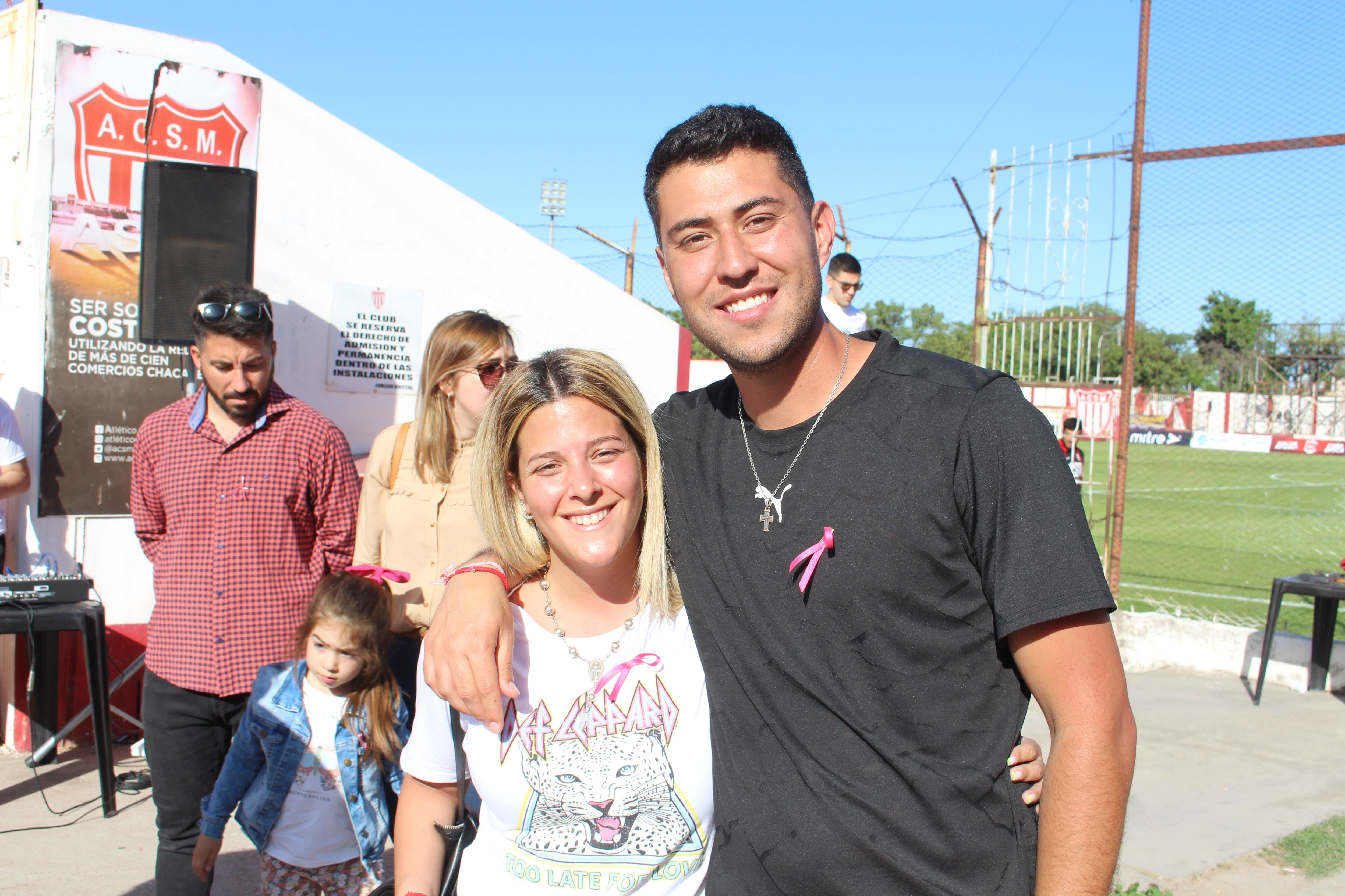 Amparo Bustos y Fabri González.