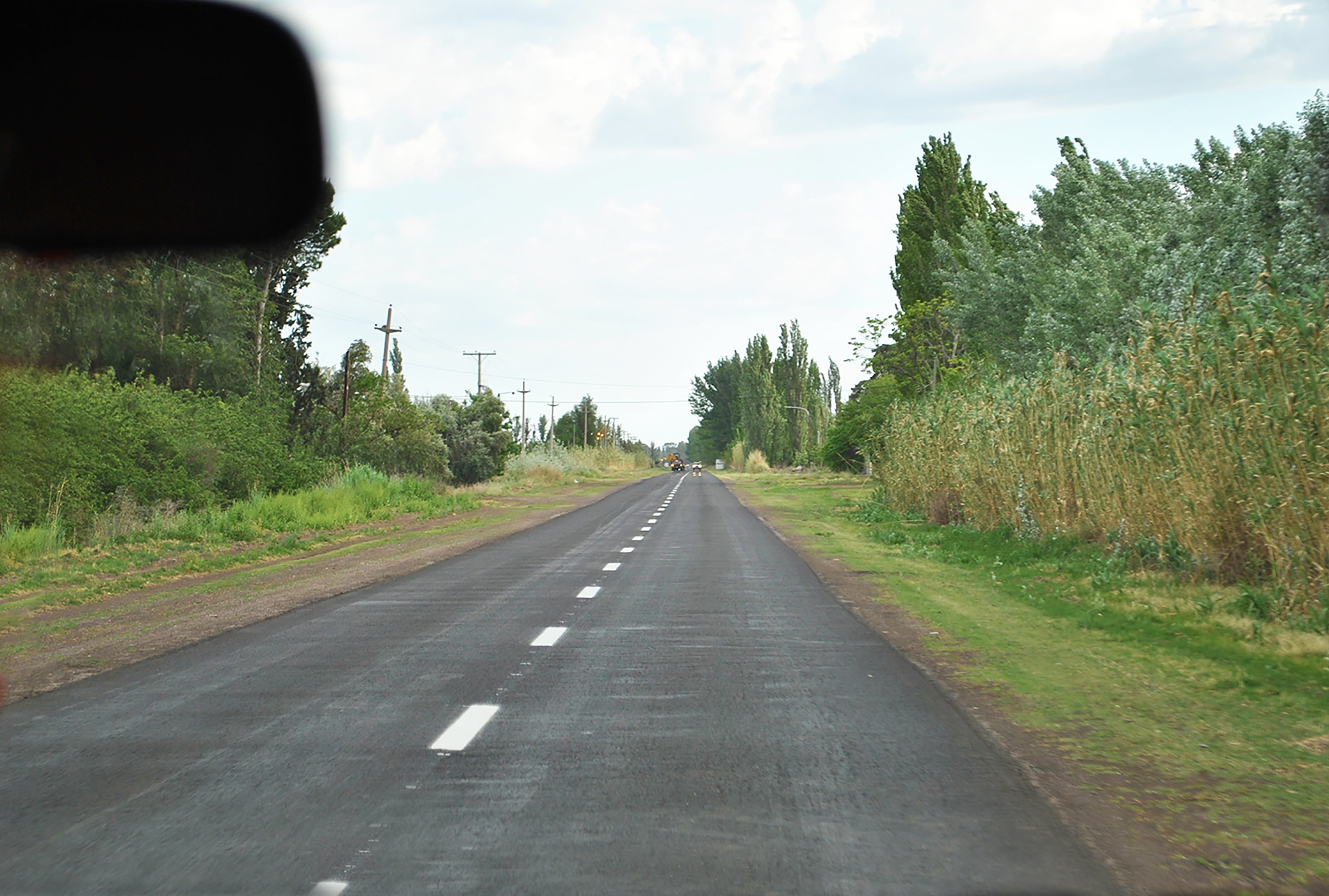 La Dirección Provincial de Vialidad pavimentó calles de General Alvear