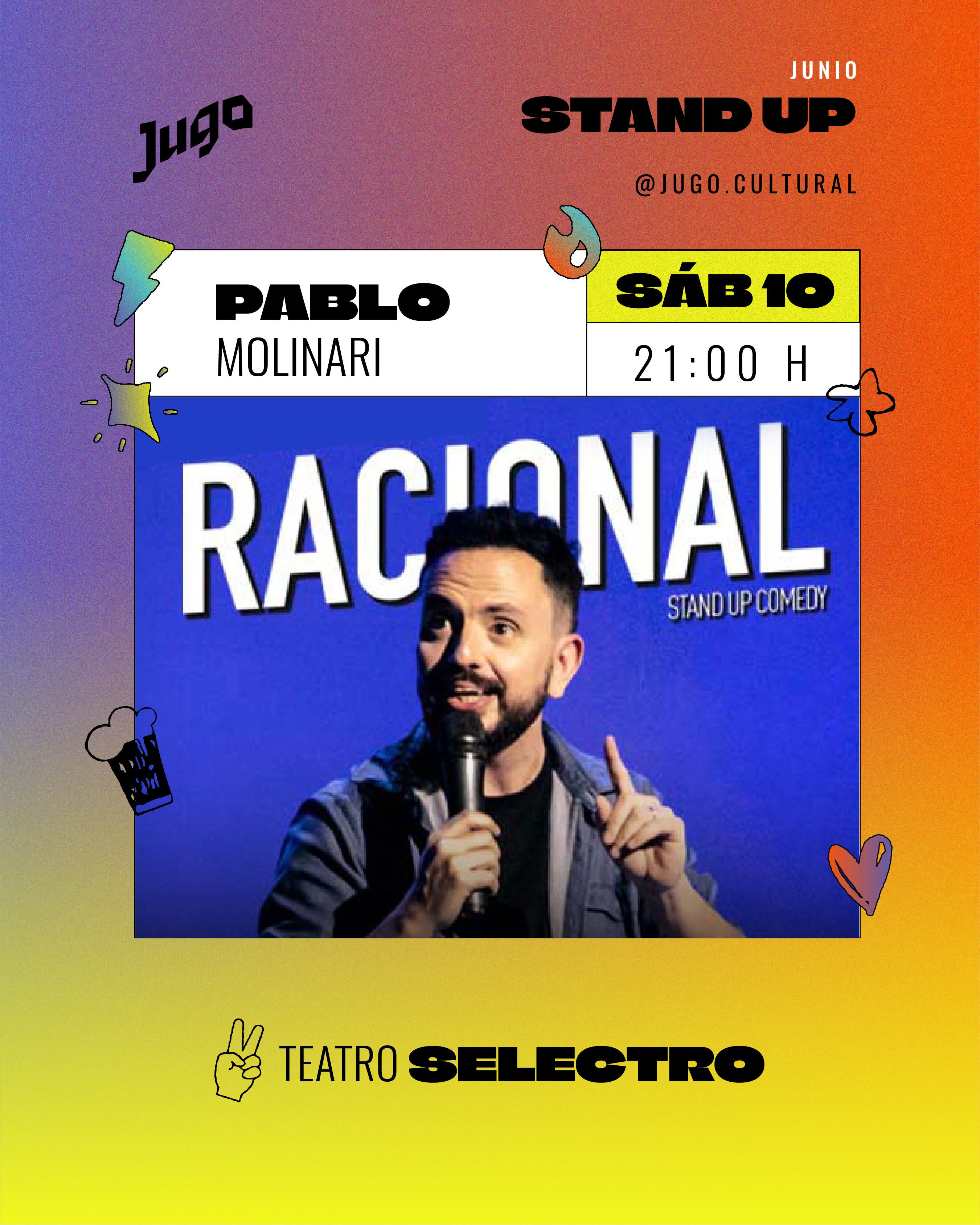 El comediante presenta su nuevo show en Mendoza.