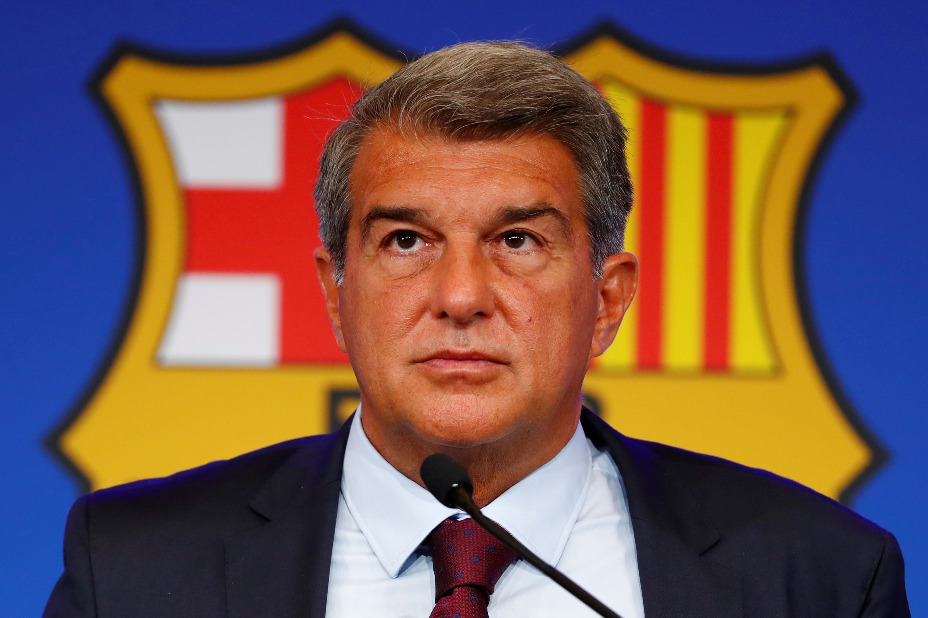 Laporta, actual presidente del Barcelona, aseguró que mantiene conversaciones con Messi