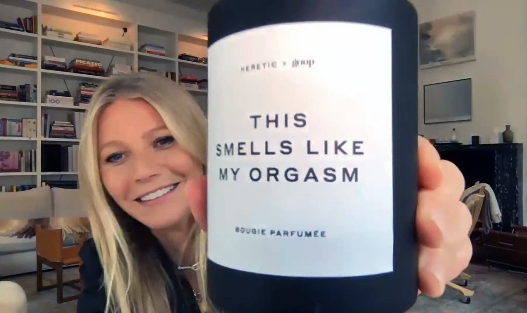 Gwyneth Paltrow con otra vela de Goop: "Esto huele a mi orgasmo"