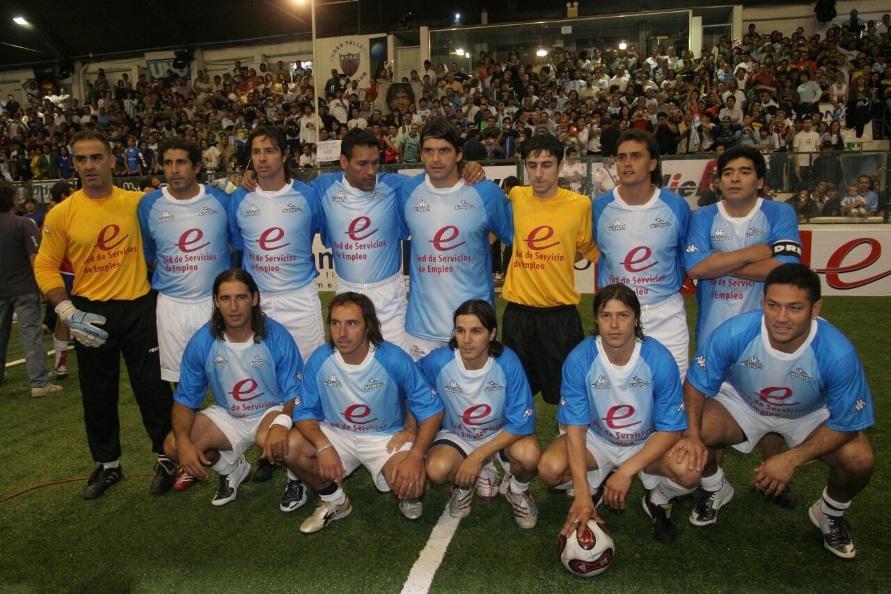 El plantel argenitno en Mendoza.