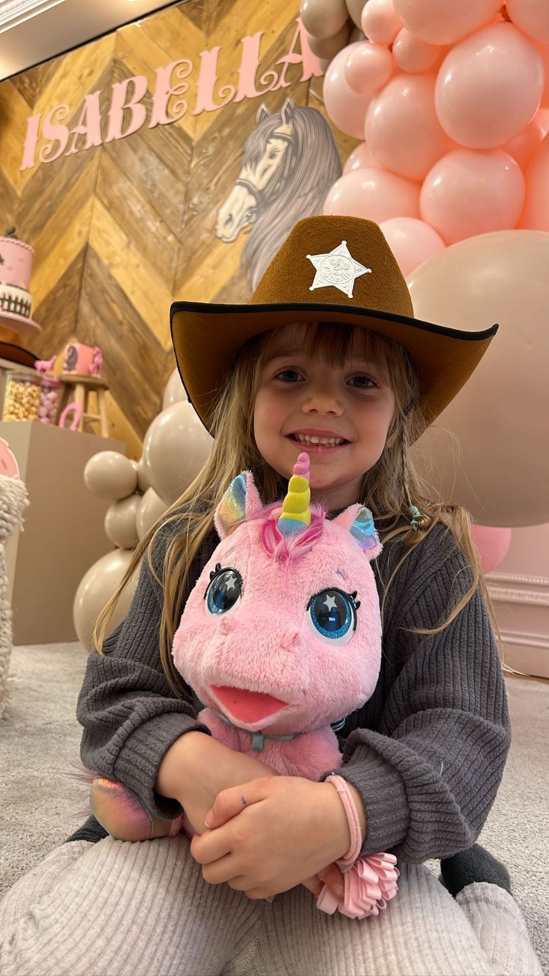 Isabella Icardi cumple 5 años.