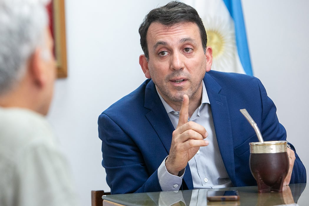 Tadeo García Zalazar. Ministro de Educación, Cultura, Infancias y Dirección General de Escuelas de la Provincia de Mendoza. Foto: Los Andes