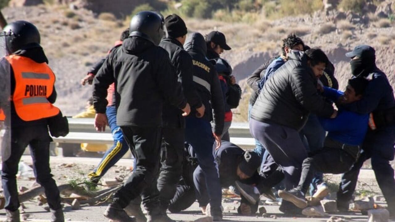 Archivo. ATE anunció un paro nacional en contra de “la represión” en Jujuy. Protestas en Jujuy - Foto Clarín