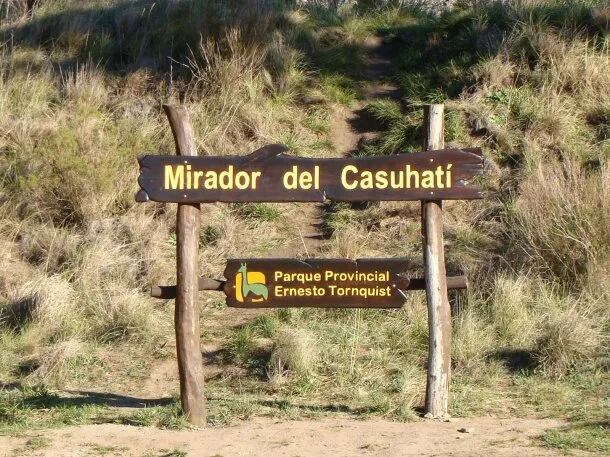 El hecho ocurrió en la tarde de ayer cuando varias personas se encontraban realizando el ascenso al mirador del Casuhati. Gentileza: Minuto Uno.