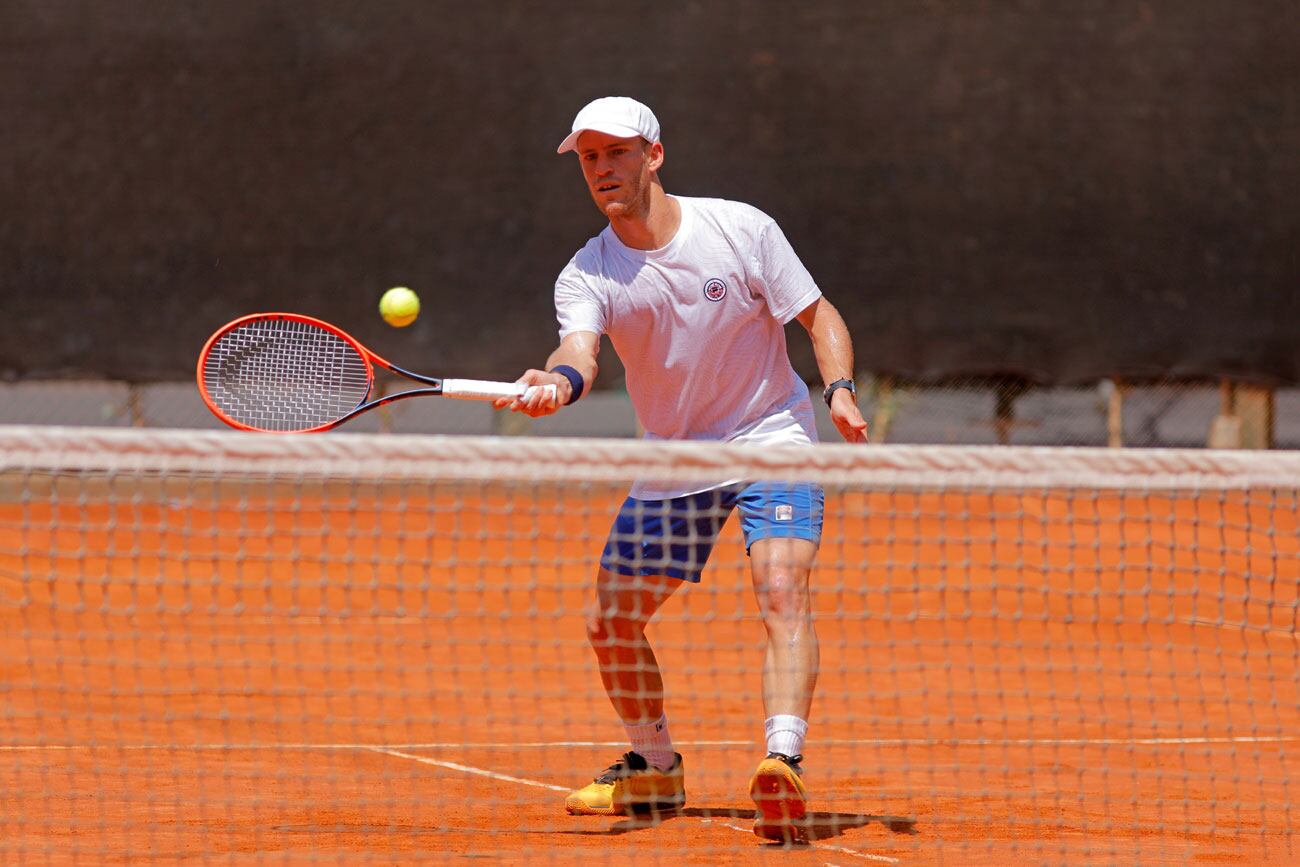 Diego Schwartzman quiere levantar su nivel en Miami. 