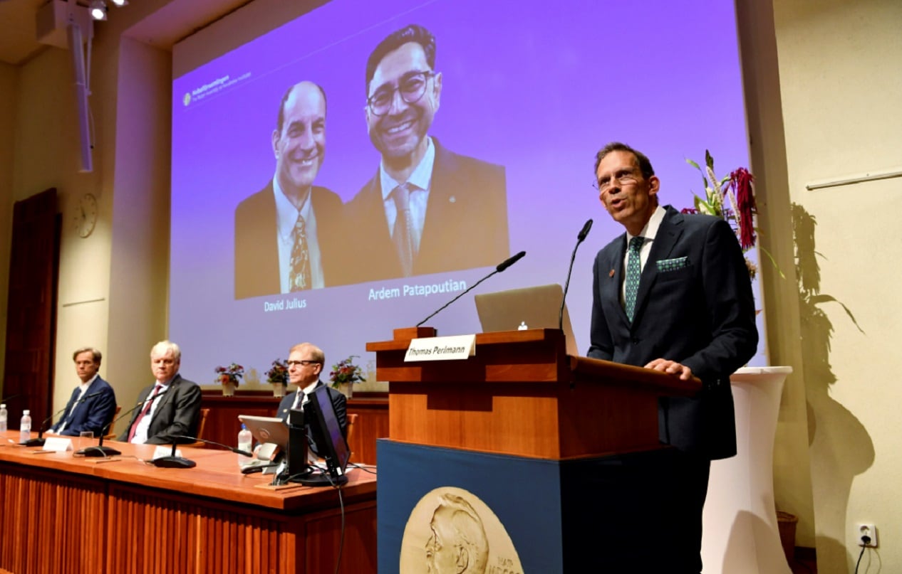 Thomas Perlmann, secretario de la asamblea del Nobel (AP)  