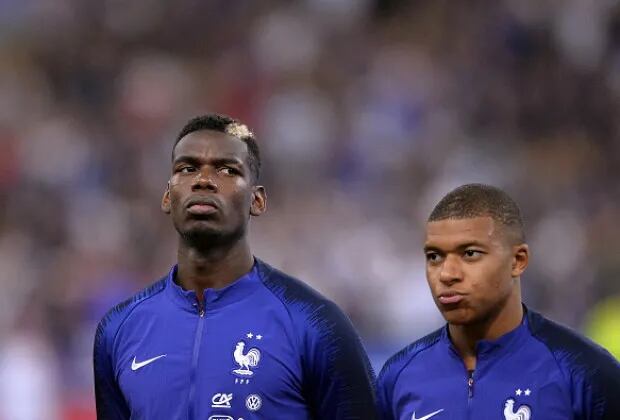 Pogba y Mbappé