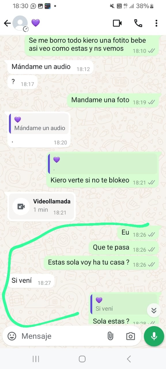 Se enteró que estaba siendo engañada gracias a un grupo de presos.