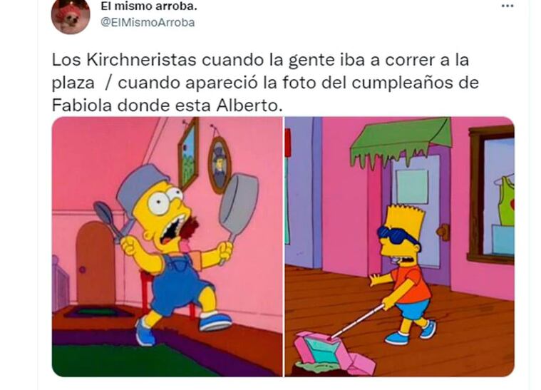 El mismo arroba via Twitter