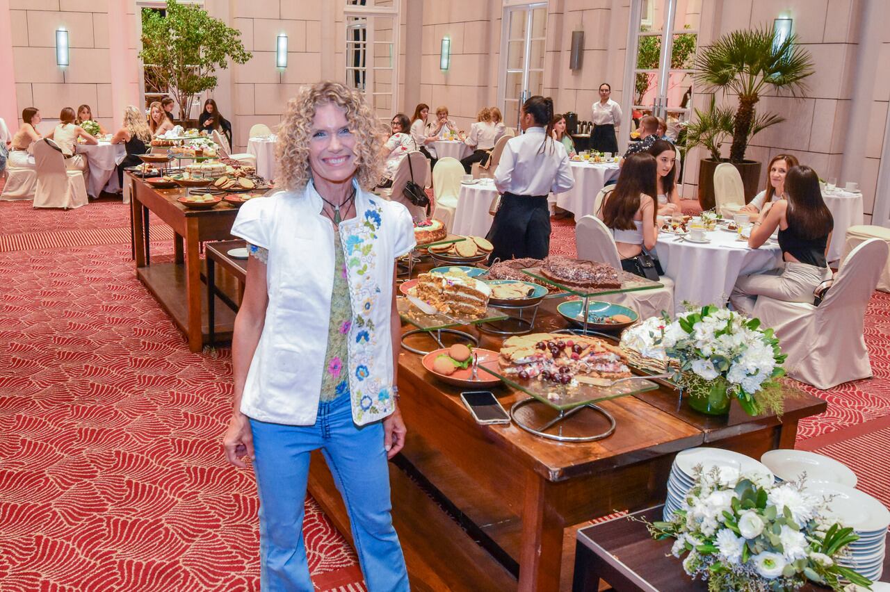 Maru Botana también realiza tardes de té en compañía del hotel. - Foto: Mariana Villa / Los Andes