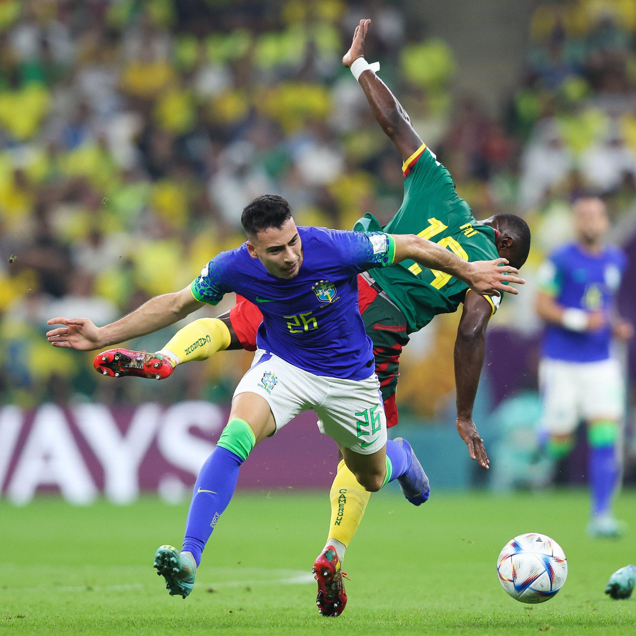 Martinelli jugó muy bien pero no le alcanzó a Brasil para imponerse con un equipo de suplentes a Camerún.