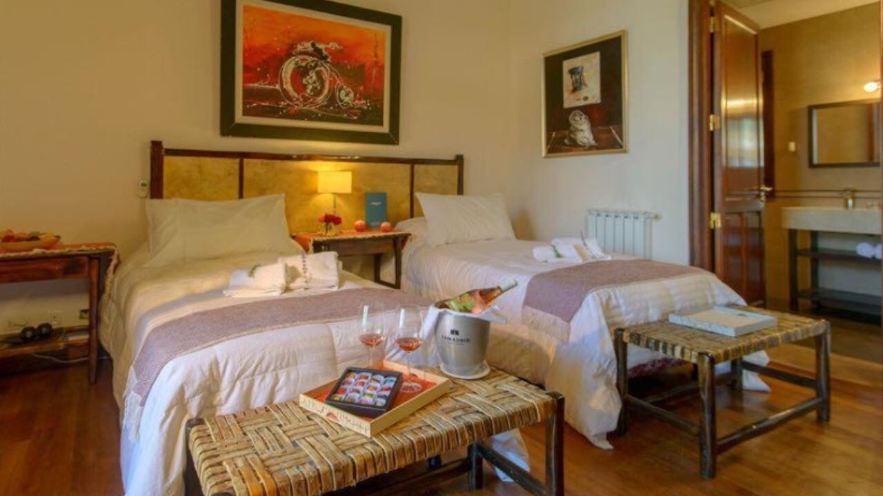 Las lujosas habitaciones de Lamadrid guest house.