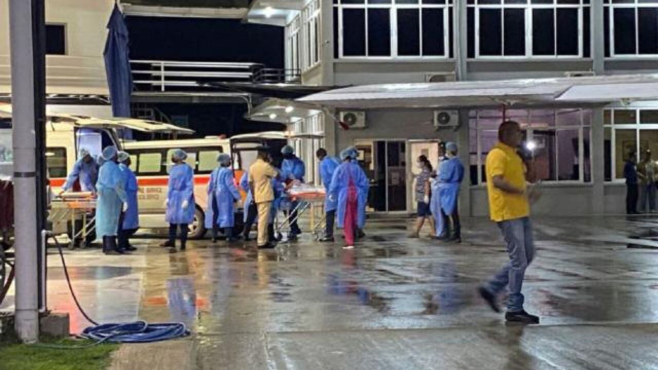 Muchos niños sufrieron quemaduras graves. Foto: Clarín.