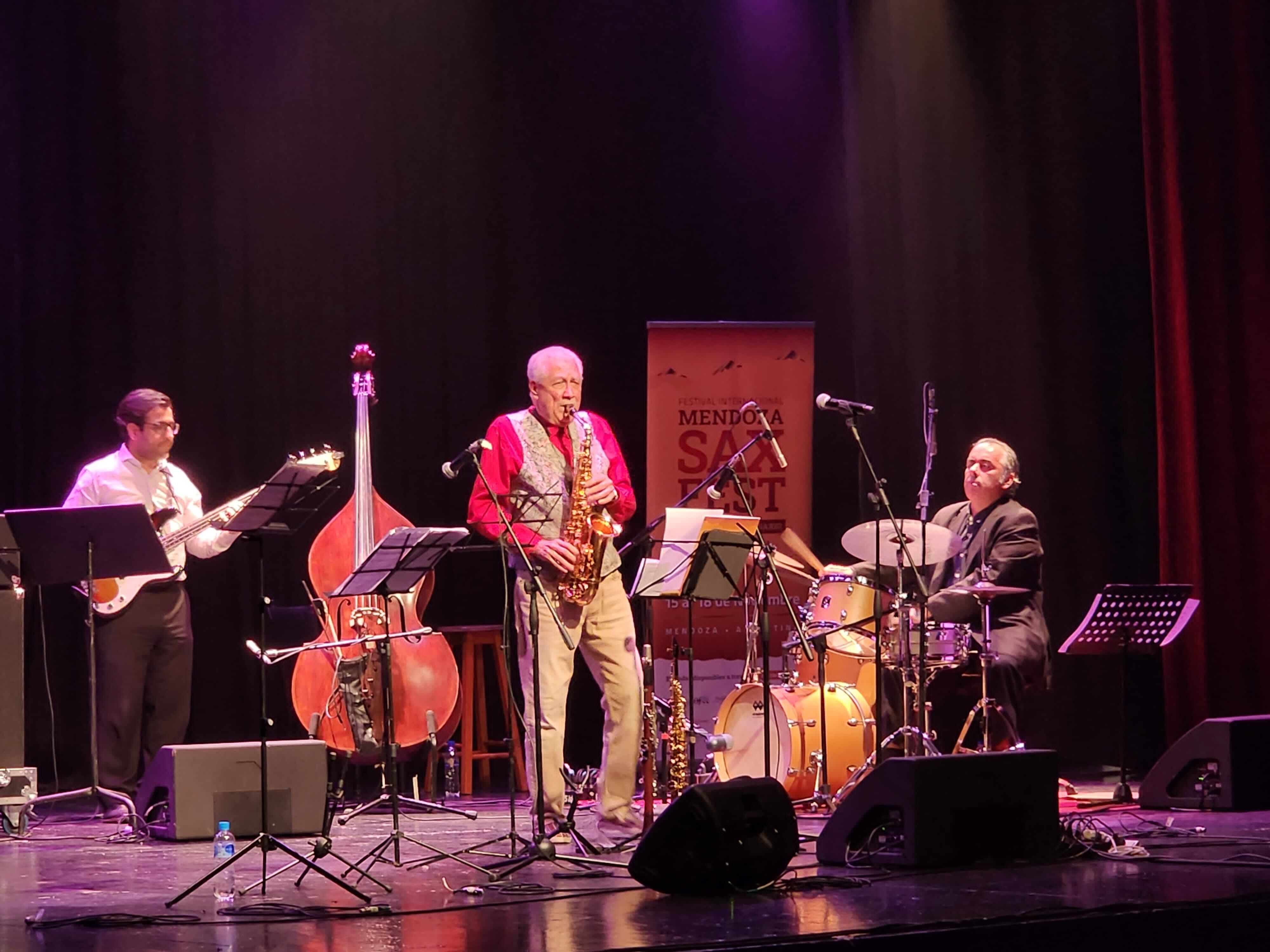 El show de Paquito D'Rivera en el teatro Plaza (Gentileza)