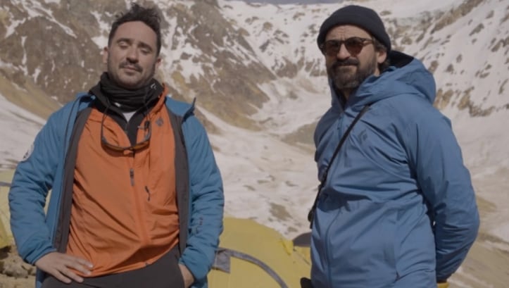 J. A. Bayona y Pedro Luque en "La sociedad de la nieve"