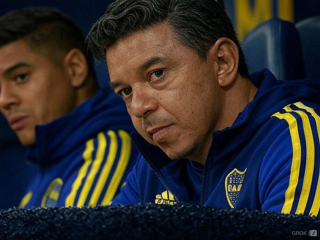 Las fotos de Marcelo Gallardo como DT de Boca, hechas por inteligencia artificial