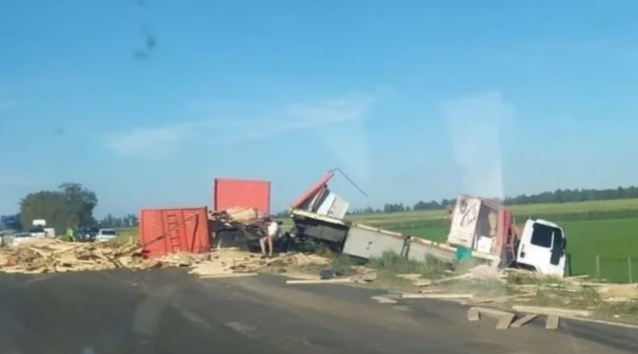 En el trágico accidente, murieron un hombre y su hijo. Foto: gentileza El Litoral