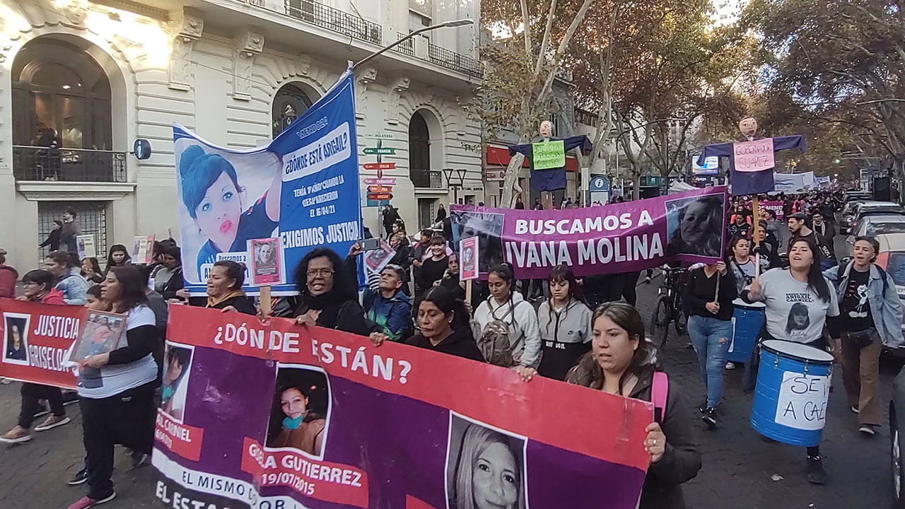 Marcha nacional por “Ni una menos” en Mendoza 