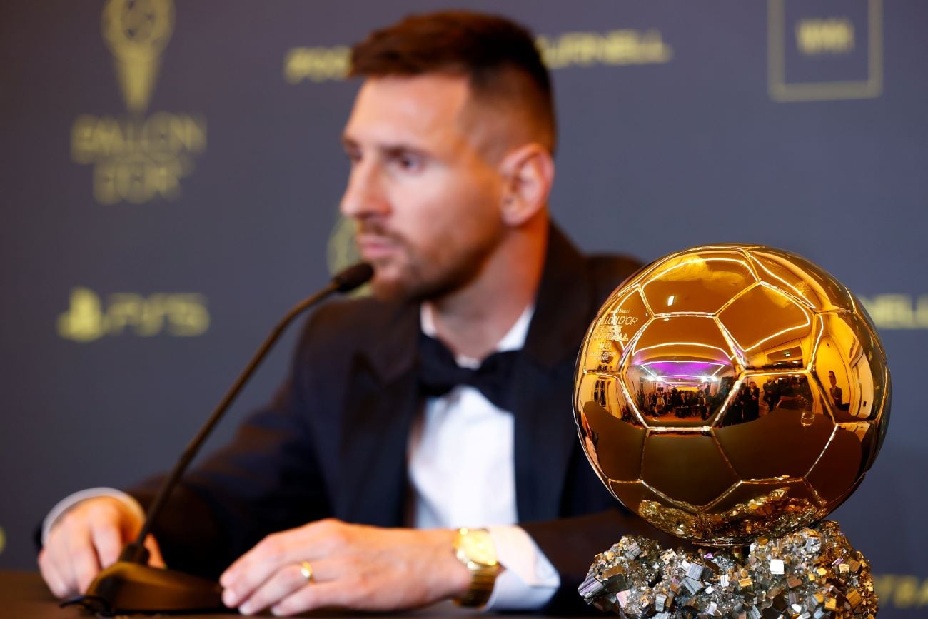 Lionel Messi consiguió su octavo Balón de Oro este lunes en París. (Prensa Ballon d'Or)