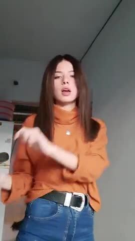 Agostina Carrales, en su cuenta de TikTok