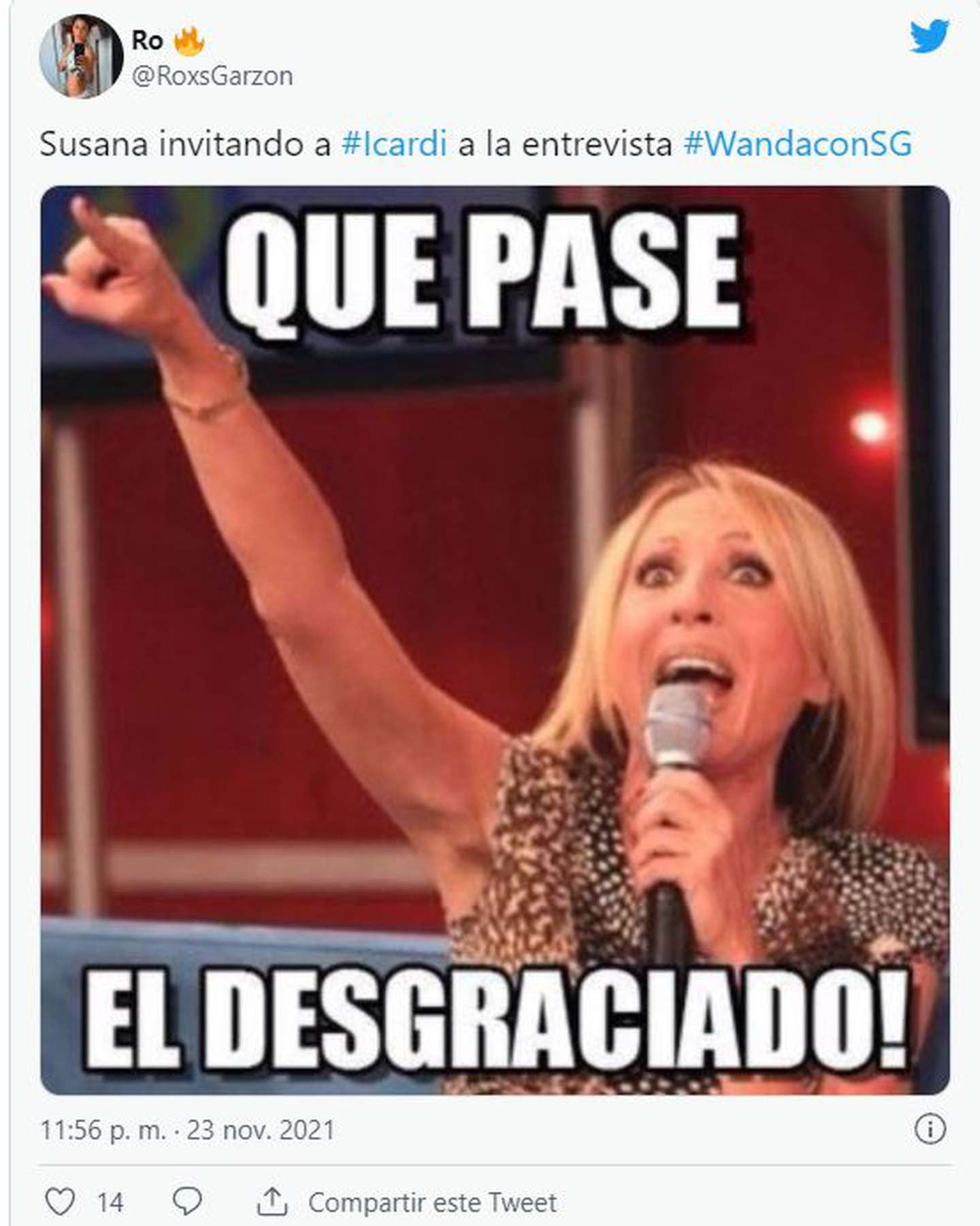 Los mejores memes tras la entrevista de Susana Giménez a Wanda Nara