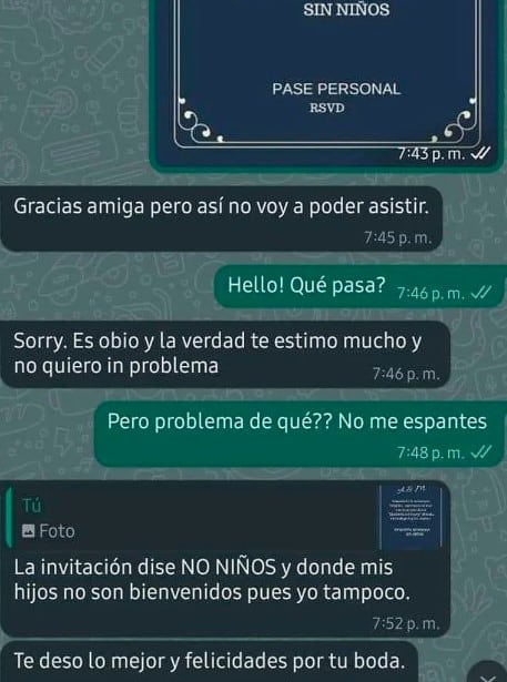 La captura de la conversación abrió un debate en las redes sociales. Foto: Twitter - @EnMexicoMagico