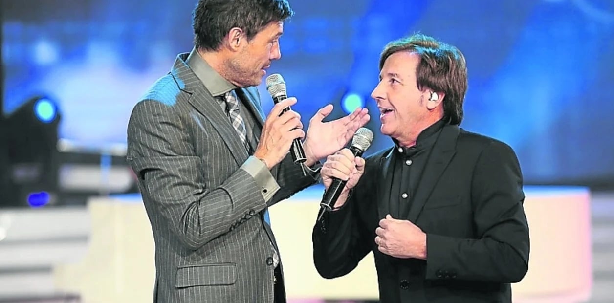 Ricardo Montaner y Marcelo Tinelli.