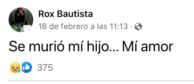 El doloroso mensaje de la madre de Mauro Calvo tras la muerte del joven que fue atacado con un palazo en agosto de 2021.