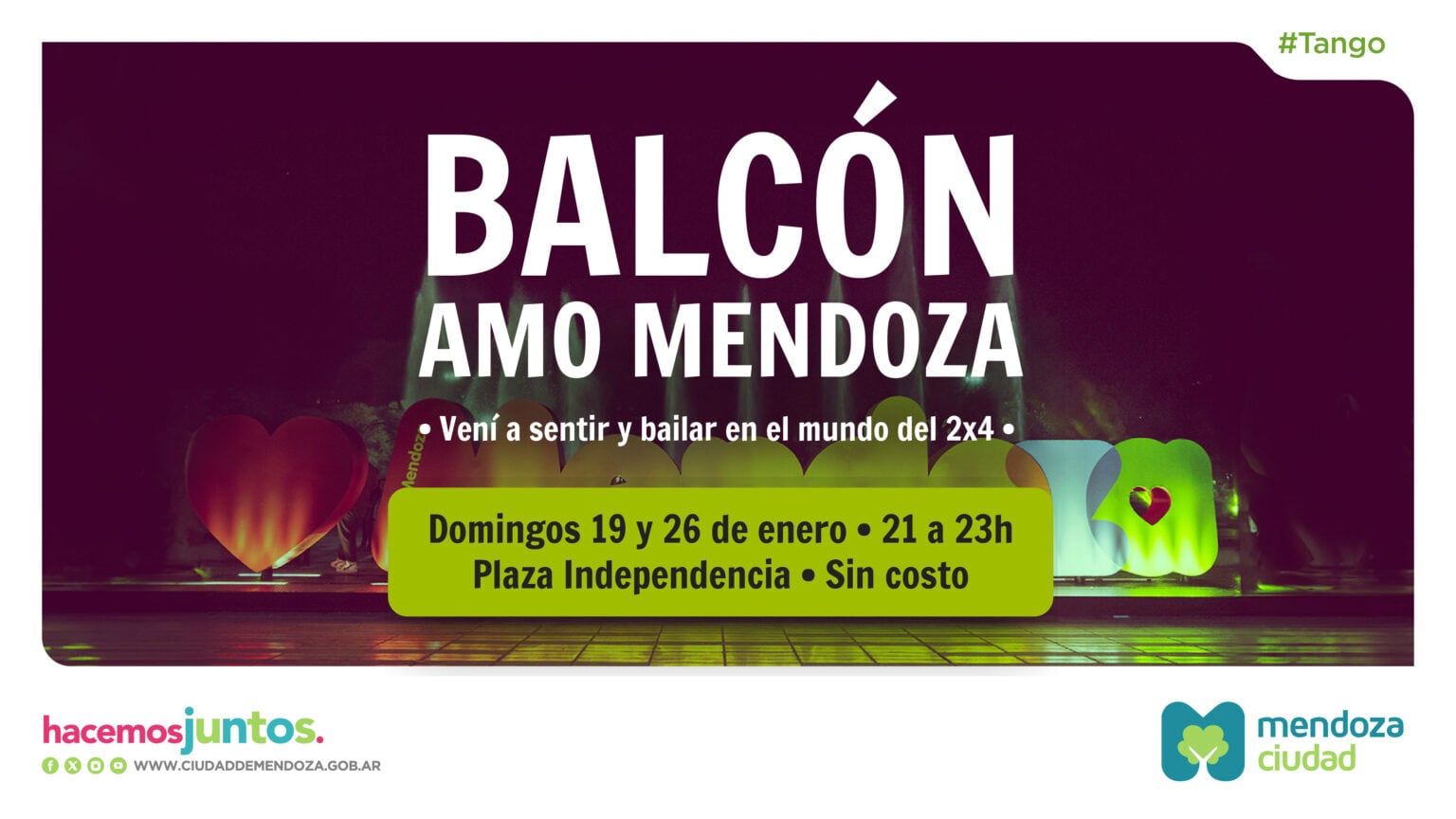 Noche de milonga en el Balcón Amo Mendoza