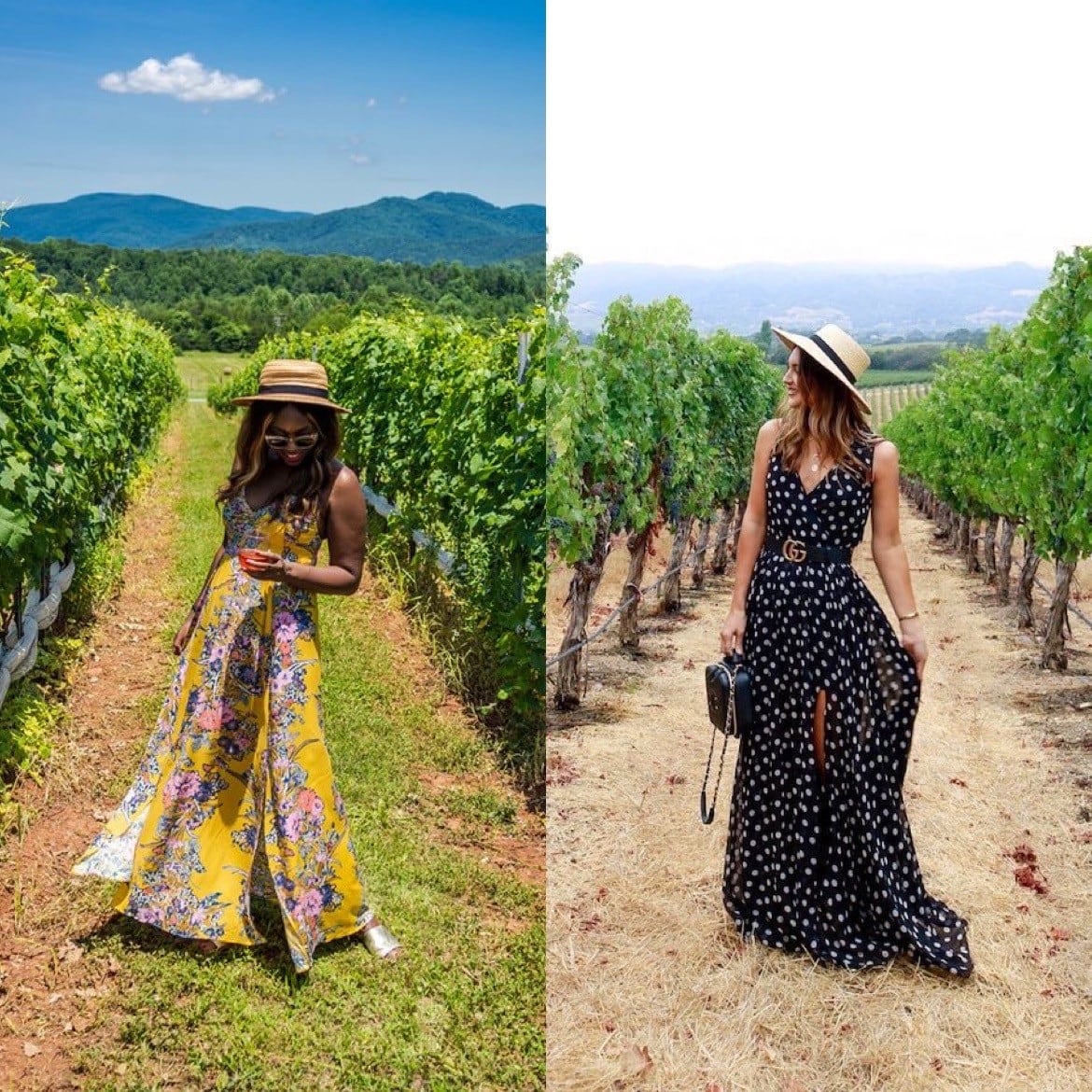 Vestidos largos ideales para ir a una bodega