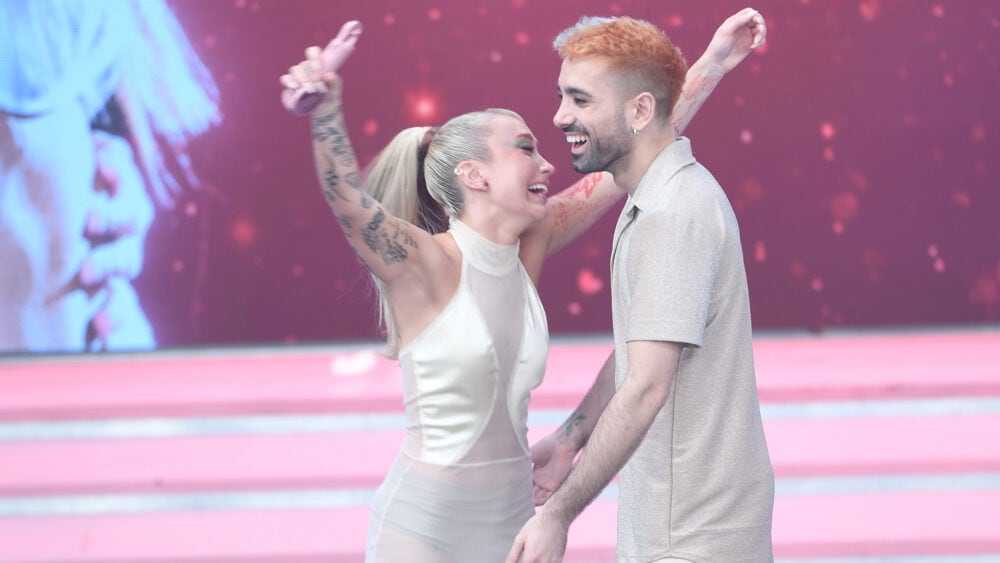 Tuli Acosta conoció este viernes a la pareja que la acompaña en la gran final del Bailando 2023.