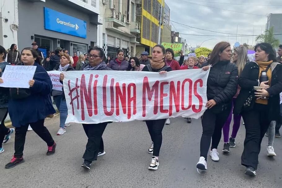 Marcha por Cecilia en las calles de Resistencia. Foto: Diario Norte