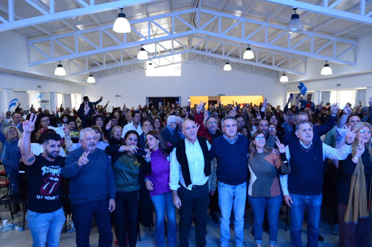 Acto de Guillermo Carmona y Agustín Rossi. Prensa FDT