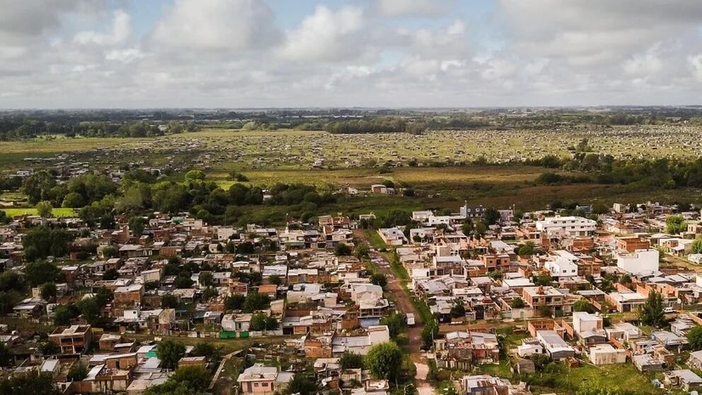 Toma de terrenos en La Plata.